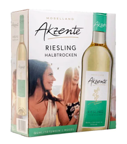 Moselland Akzente Riesling Halbtrocken 11% 3 l BIB
