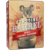Bursting Barrel Shiraz - Cabernet Sauvignon 12,5% 3 l BIB